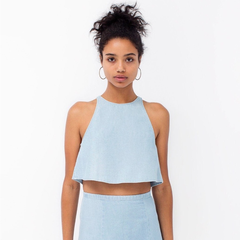 American Apparel lulu Crop Top - AS SEEN ON TIKTOK @savannahjromero